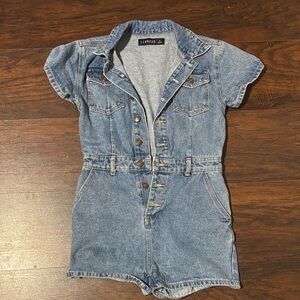 Princess Polly Denim Romper S